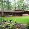 garden at US residence by Frank Lloyd Wright