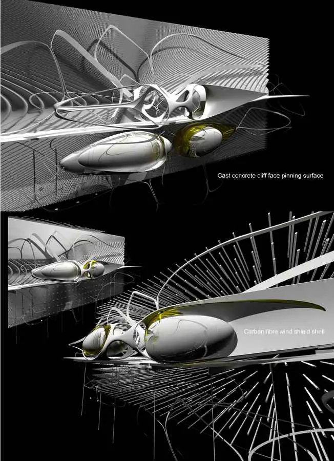 Hanging Hotel - Suspended Campsite Building - e-architect