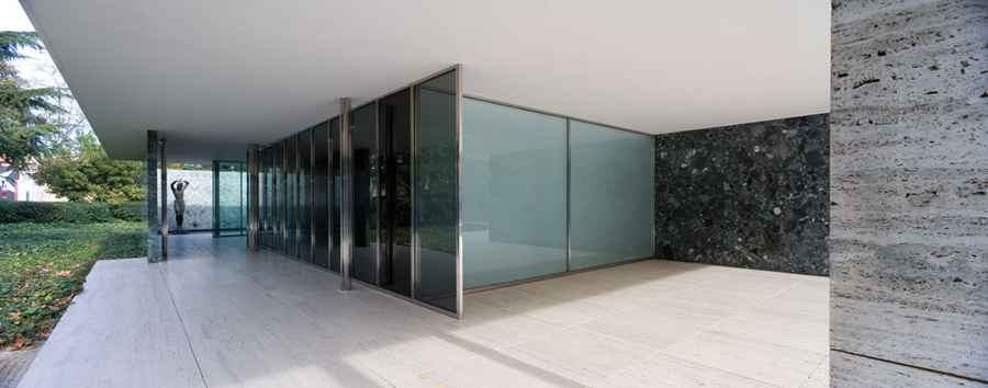 Barcelona Pavilion Building Mies Van Der Rohe E Architect