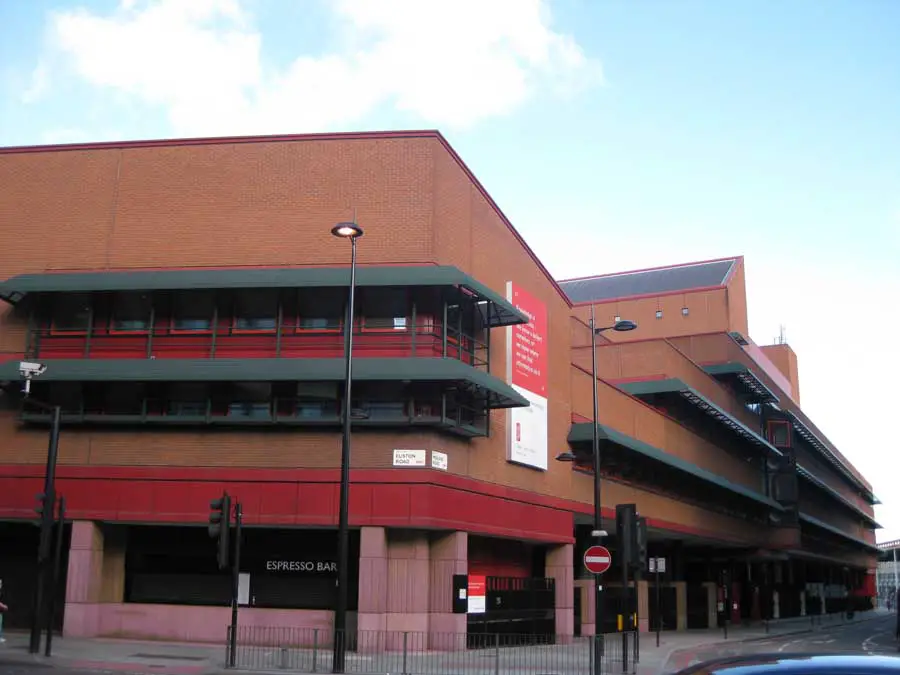 British Library, Kings Cross, London, Architects; Colin St …