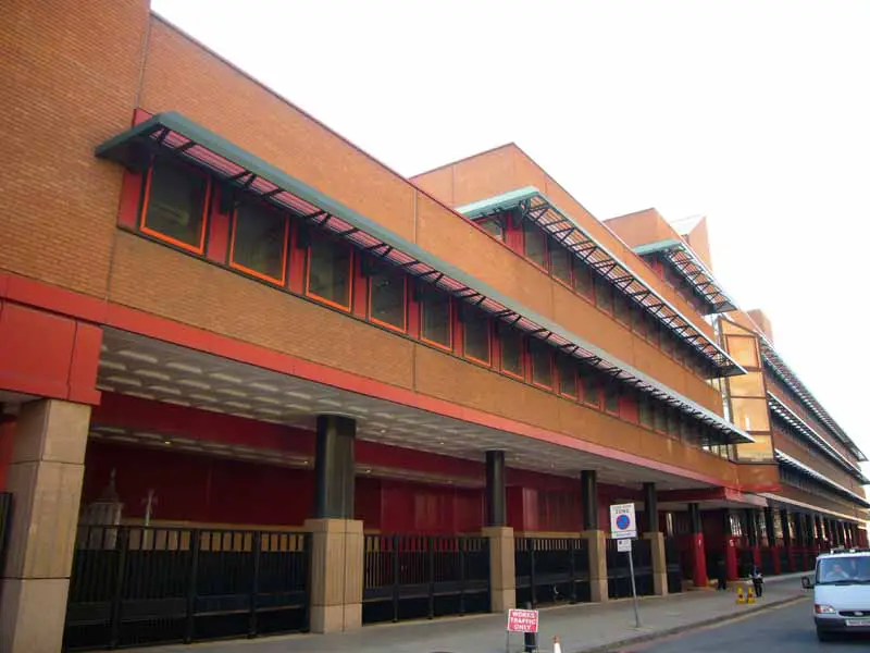 British Library, Kings Cross, London, Architects; Colin St …