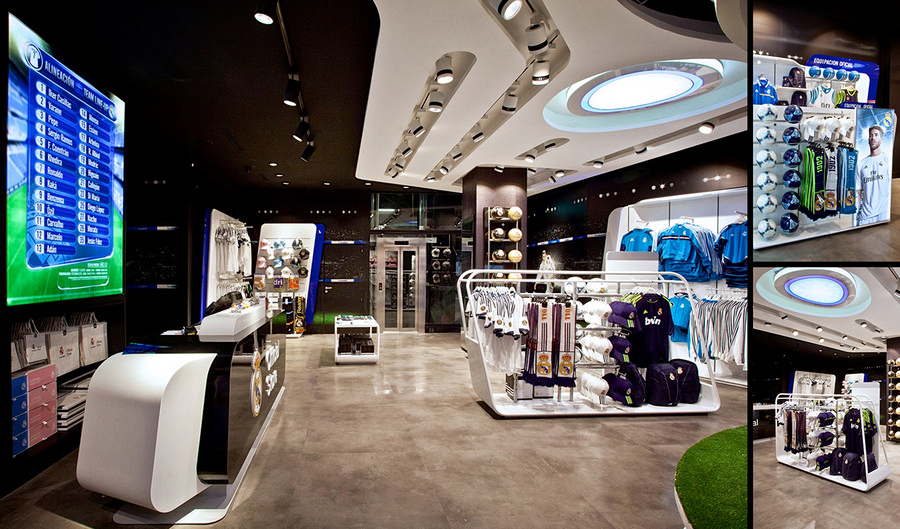 Spelen met Krijgsgevangene officieel Real Madrid Official Club Store: Shop - e-architect