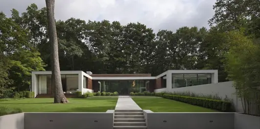 New Canaan Residence Connecticut - Contemporary Residential Properties