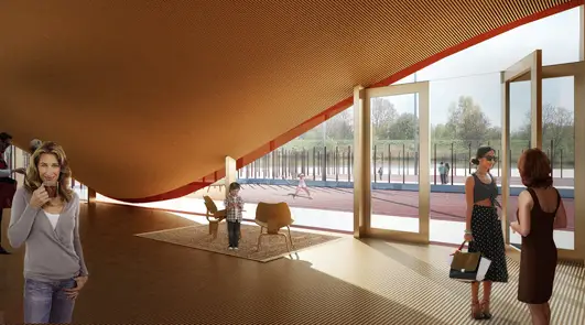 Tennisclub IJburg Amsterdam by MVRDV