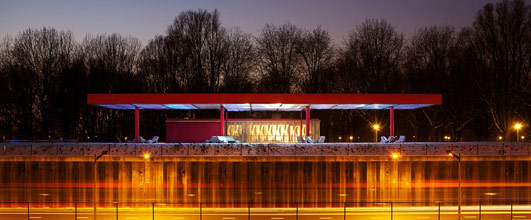 LED Clouds Noorderpark Amsterdam North Light Installations Building