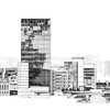 river clyde drawing by Alan Dunlop Architect