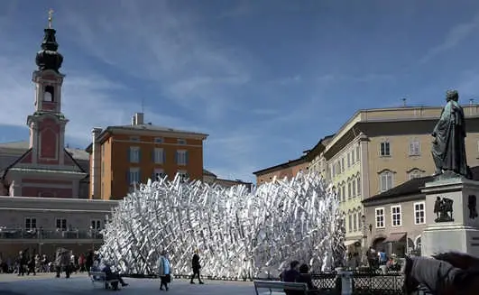 Mobile Art Pavillon 'White Noise' Salzburg