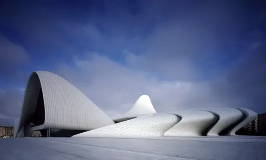 Baku Building design by Zaha Hadid Architects