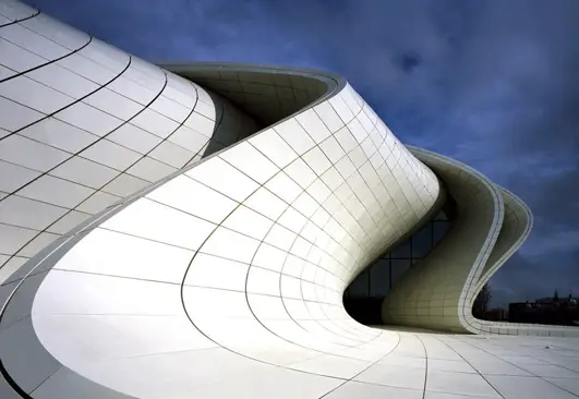 Baku Building design by Zaha Hadid Architect