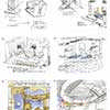 Sliced Porosity Block Watercolor by Steven Holl