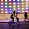 Bankside cyclist