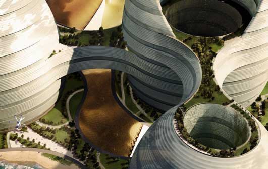 Organic Cities Design United Arab Emirates Landmark Building