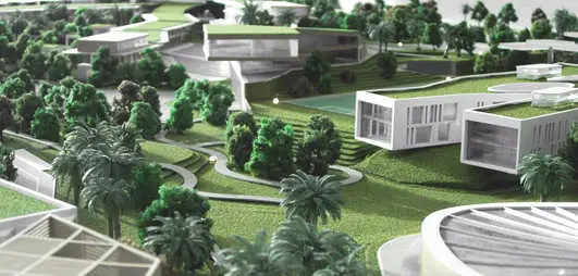 UAE Eco Masterplan design by Baharash Architecture