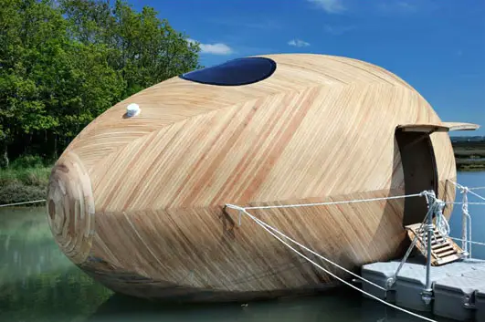 Stephen Turner’s Exbury Egg Floating New Forest House