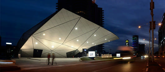 Fuel Station + Food Outlet in Batumi Building