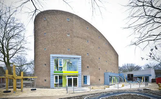 Münster Kindergarten Building design by BOLLES+WILSON Architects