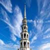St Bride's Church London design by Architect Christopher Wren