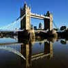 Bascule and Suspension Bridge over River Thames
