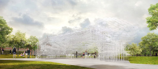 Serpentine Pavilion building