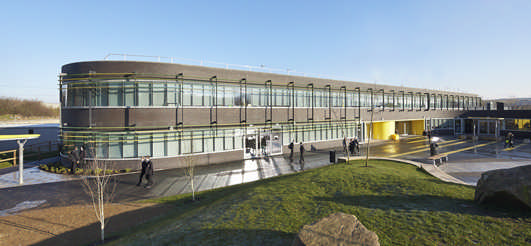 Darwen Vale High School building design by John McAslan + Partners