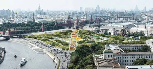 Zaryadye Park Moscow Competition Design