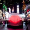 Times Square heart installation