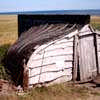 Holy Island upturned boat