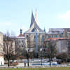 Gothic Abbey and Church Prague Building