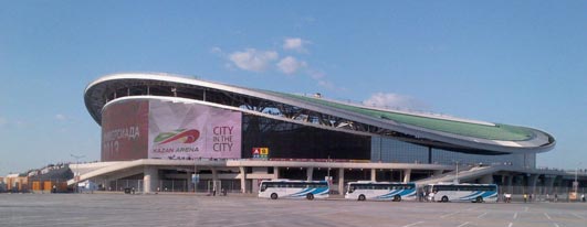 Kazan Stadium Building design by Populous Architects