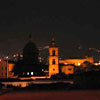 Palermo nighttime panorama