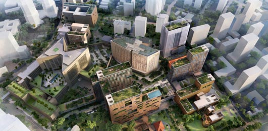 Health City Novena Singapore design by Broadway Malyan Architects