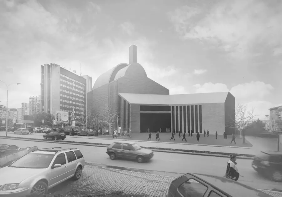Central Mosque of Prishtina Design Kosovo design by studio MADe