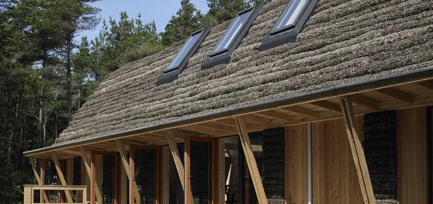 Modern Seaweed House on Læsø, Denmark