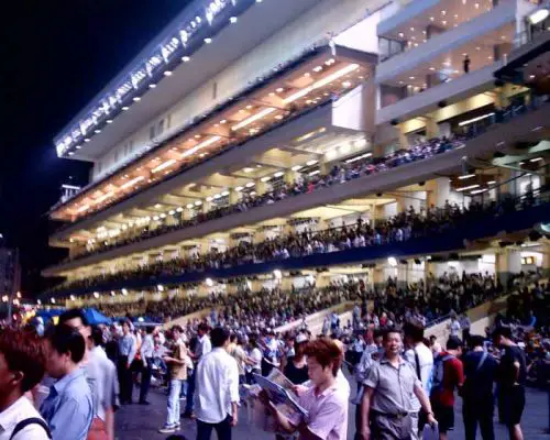 Happy Valley Hong Kong Racecourse grandstand