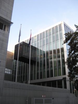 Dutch Embassy Berlin building facade by OMA