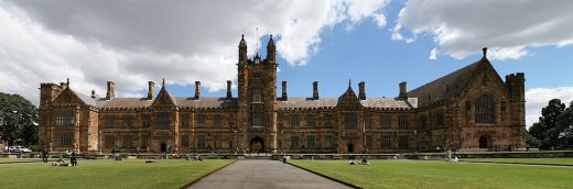 University of Sydney, New South Wales front lawns