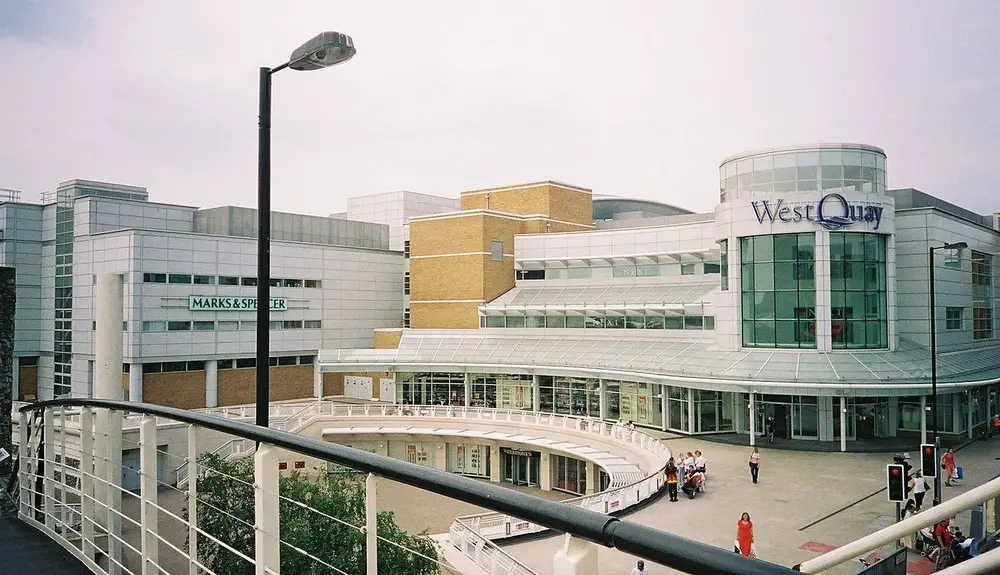 West Quay shopping centre in Southampton