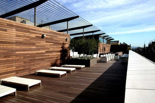 Hotel Omm Barcelona roof terrace