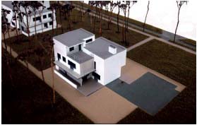 Bauhaus Masters' Houses Dessau Germany by architect Walter Gropius