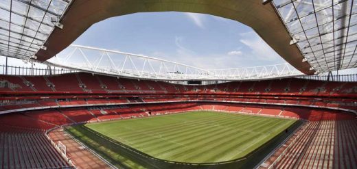 Emirates Stadium Building, Arsenal FC Football Ground