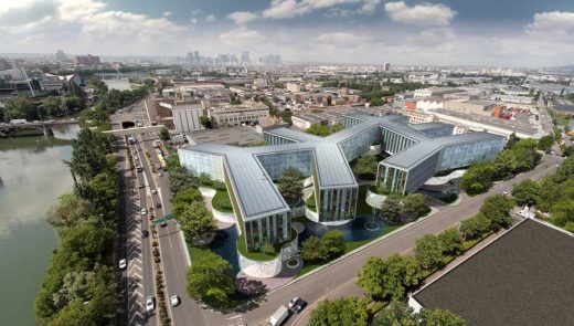 Energy + Paris Office Building design by SOM