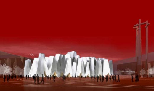 Polish Solidarity Centre Competition Arkitema Entry design