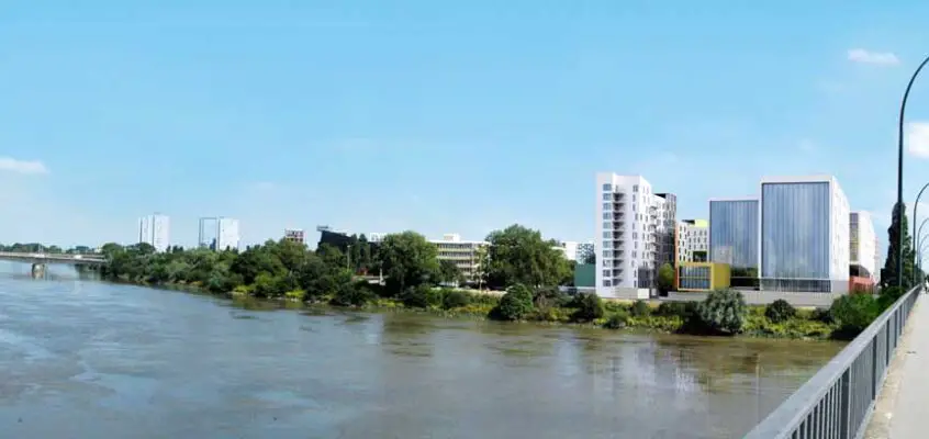 Nantes Tripode Building: Christian de Portzamparc