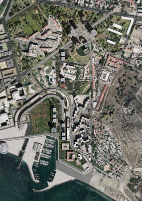Cagliari Masterplan, Saint’Elia Buildings, Sardinia