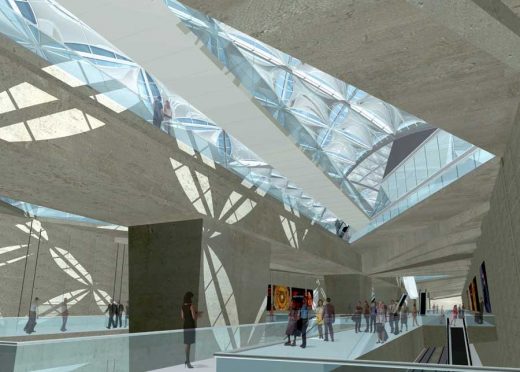 Florence High Speed Railway Station building by Foster + Partners Architects