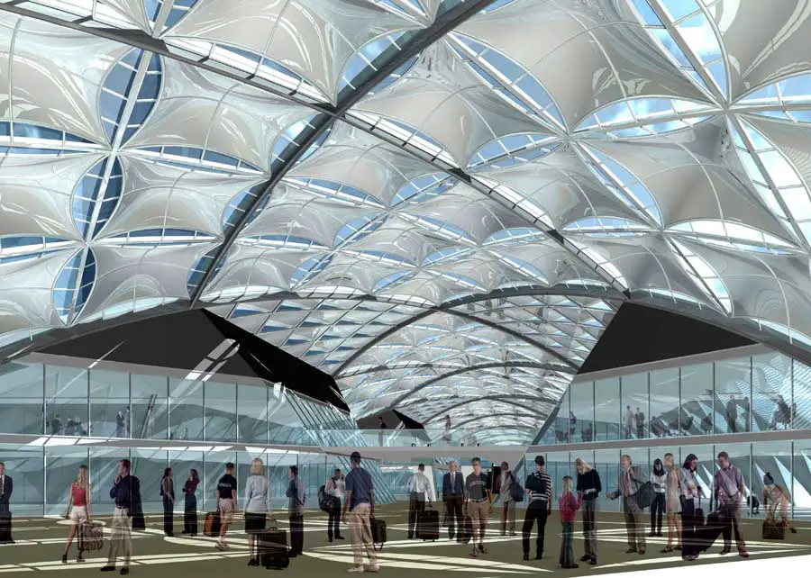 Florence High Speed Railway Station building by Foster + Partners Architects