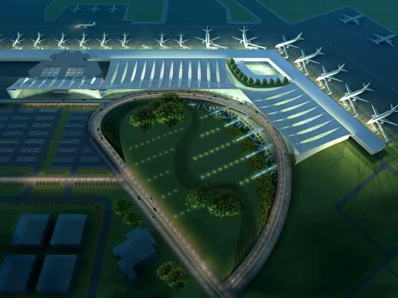 Kolkata Airport, India Building Development
