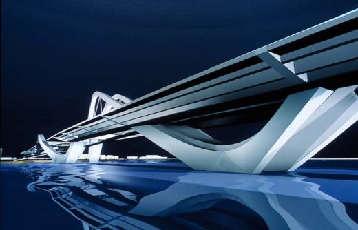 Sheikh Zayad Bridge Abu Dhabi design by Zaha Hadid