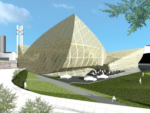 European Solidarity Center Gdansk entry design