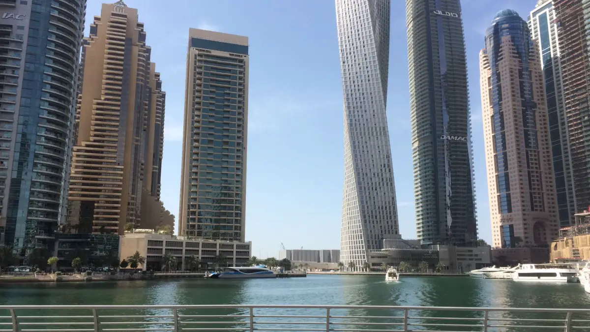 Dubai Marina tower buildings